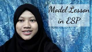 Methodology-Model Lesson in ESP Class