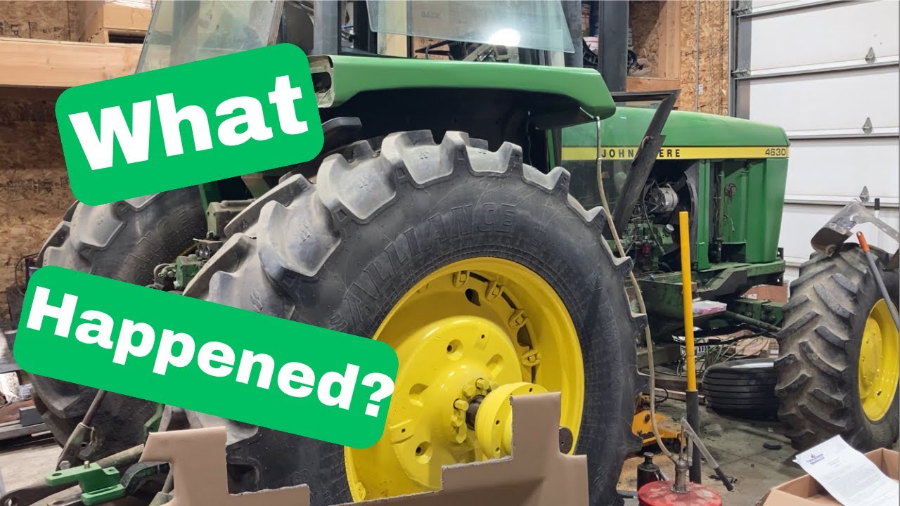 Repair of John Deere 4630 tractor with gearbox problem (Part 3)