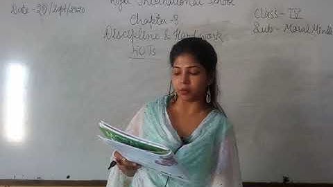 Class IV Moral Minds Chap 3 Discipline & Hard Work Part 3