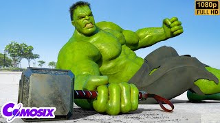Мстители (2023) - молоток Тора | Top Motion Hulk Fight Scene [HD]