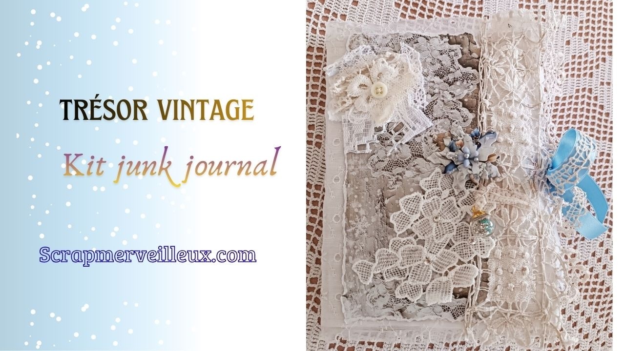 junkJournal　ジャンクジャーナル　Les enfants kit + tuto 
