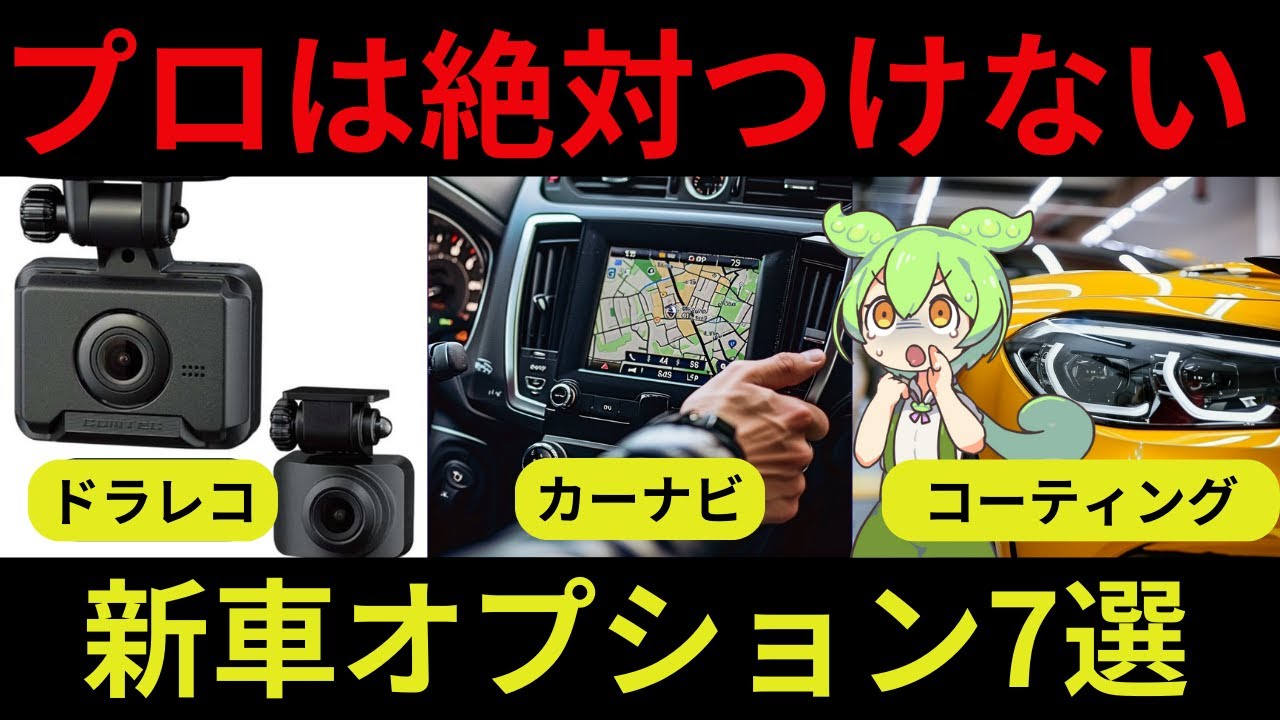 不要な新車オプションをつけてしまったずんだもんの末路