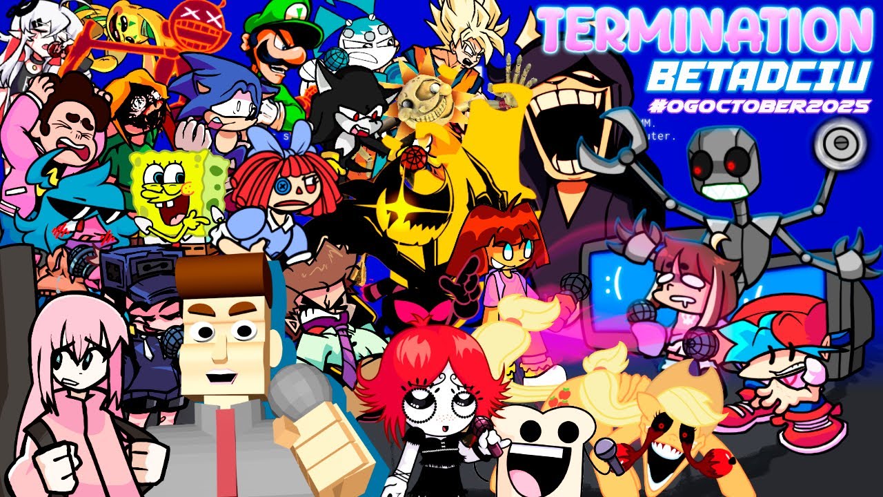 Termination but It's a Remastered BETADCIU (FNF But Everyone Sings It) #OGOctober2025