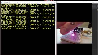 Introduction to Cylon.js - Module 4 - Lesson 10: RGB LED (Randomizing Colors)