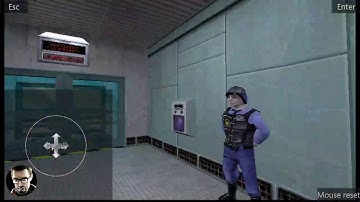 Half-Life in Magic Dosbox on S7 Edge Exynos