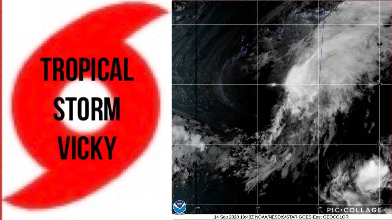 Tropical Storm Vicky Youtube