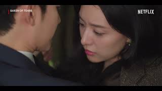 Kim Soo-hyun pulls away, Kim Ji-won grasps back for a kiss | Queen of Tears Ep 3 | Netflix [ENG SUB]