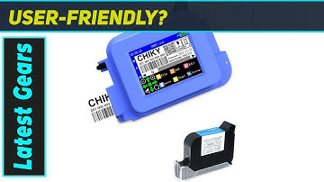 CHIKYTECH Mini Handheld Inkjet Printer: The Ultimate Portable Coder!