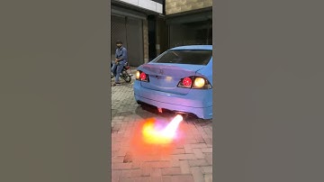 Back Fire Kit Installed Honda Civic  Reborn | Exhaust Back fire🔥 #backfire #exhaust #reborn #japan