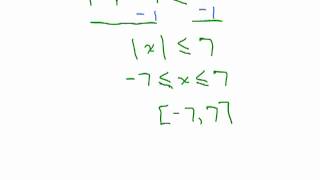 Absolute Value Inequalities 1