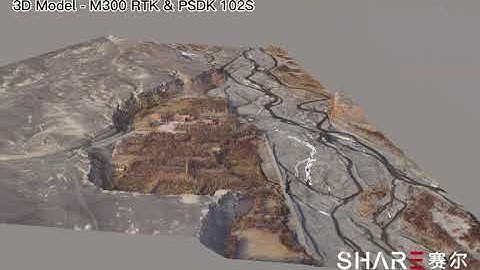 3D Model of River Sand Mining Management | Captured by M300 RTK and PSDK 102S Oblique Camera