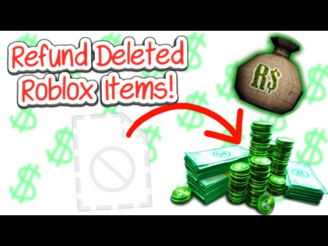 refund clothes on roblox deleted message｜TikTok Search