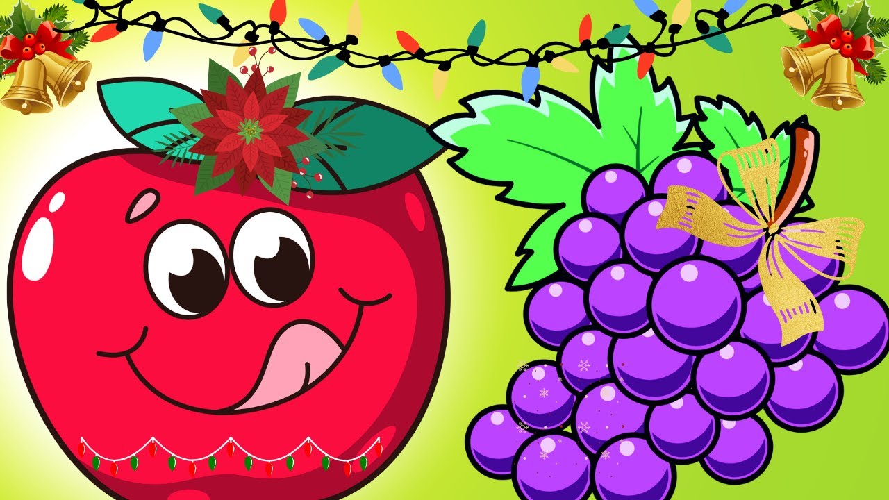 Fruity Christmas Song   Fun & Festive Nursery Rhyme for Kids
