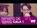 REPARTO DE TEMAS | Gala 1 | OT 2020