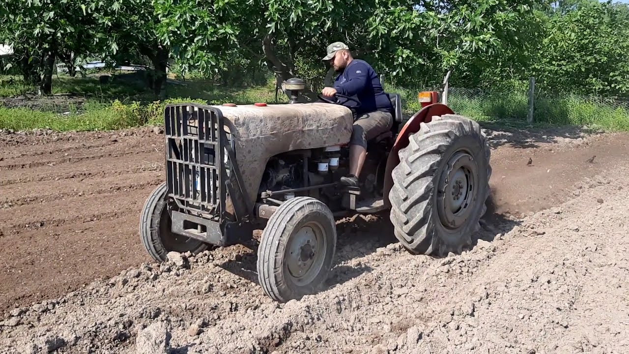 Massey Ferguson 240 S(1997 Model)  Rotavatör Performansı. YÜKSAN Yatay rotavatör