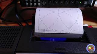 Sharp MZ 731 Plotter demonstration