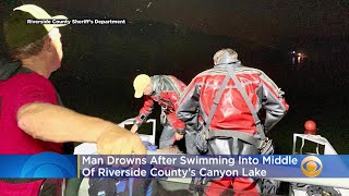 Man Drowns After Swimming Into Middle Of Riverside County’s Canyon Lake