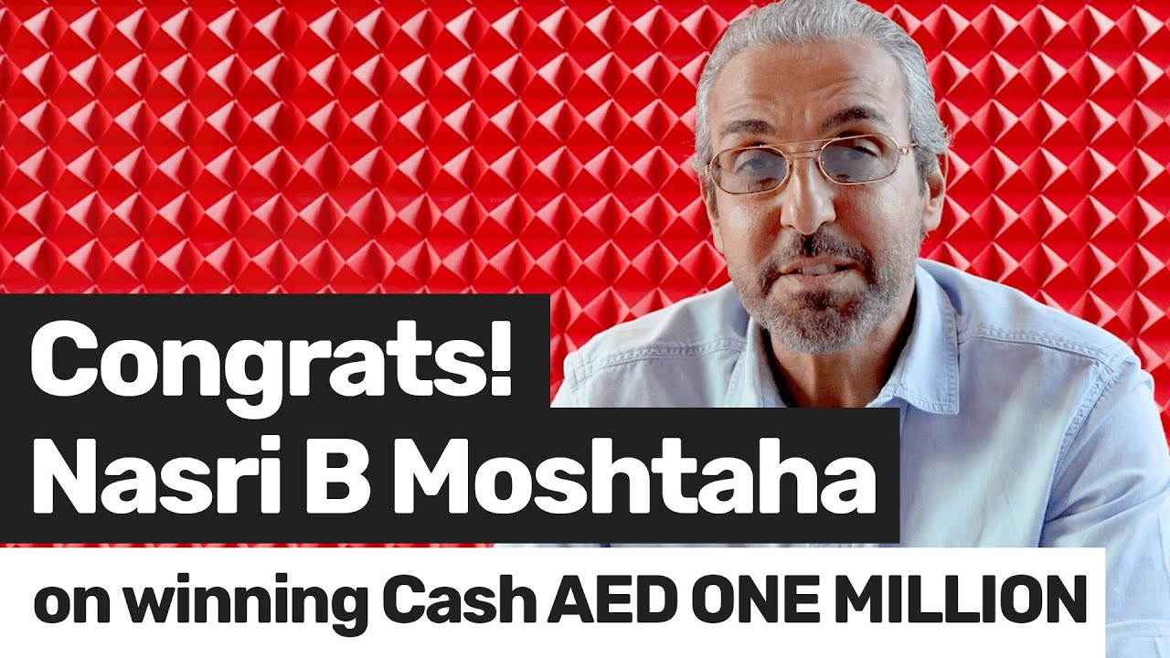 Winner of our AED1,000,000 Cash Prize!