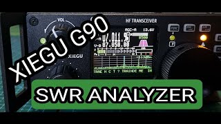 XIEGU G90 - SWR GRAPH/ANALYZER