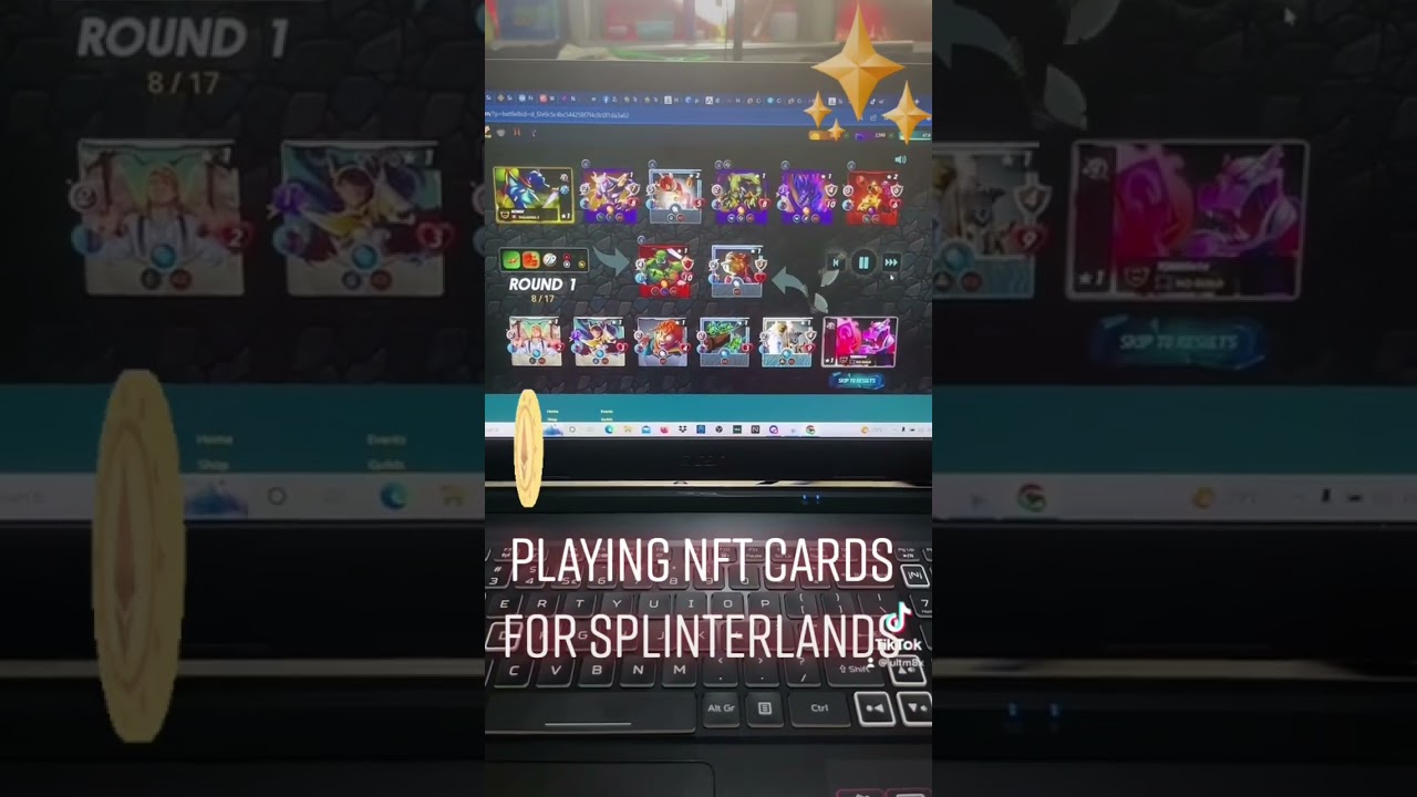 Playing NFT Cards for Splinterlands