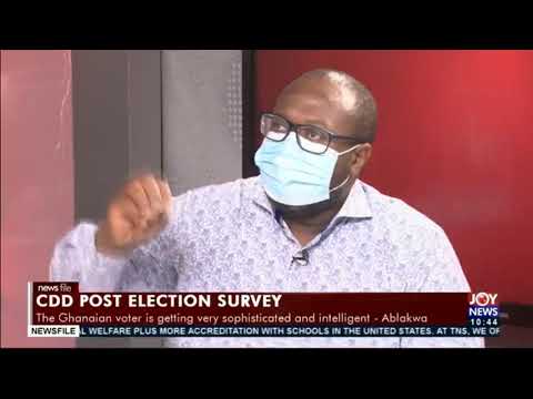 Post-election survey: It should be an indicator for gov't to take it seriously - Dr. Pumpuni Asante Post-election survey: It should be an indicator for gov't to take it seriously - Dr. Pumpuni Asante