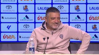 García Pimienta: Sabíamos del potencial que tiene la Real