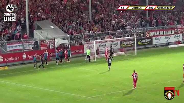 8. Spieltag: FC Energie Cottbus gegen SG Sonnenhof Großaspach - Das Spiel