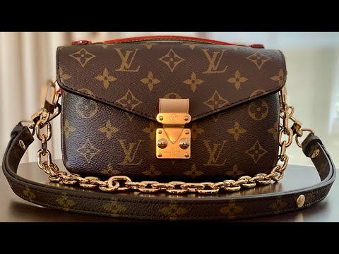 louis vuitton pochette metis east west leather vs canvas｜TikTok Search