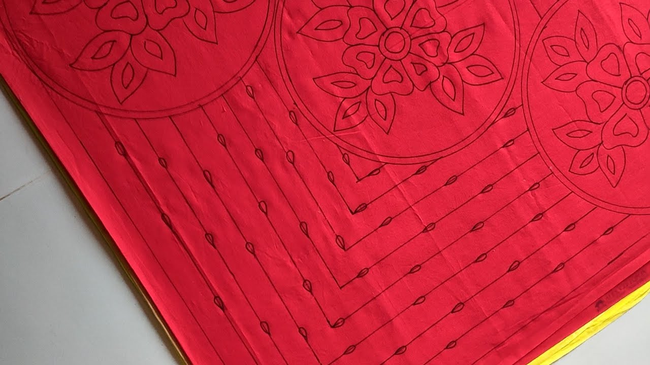 How to make a perfect baby nakshi kantha nokshi katha design nakshi