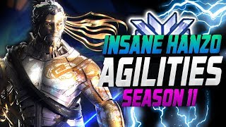 Insane Carry Hanzo By - Agilities Overwatch Season 11 Top 500