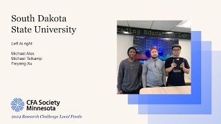 2024 Research Challenge Local Finals - Team SDSU