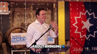 Patrick Hanley for State Senate Sketchbook Brewing August 12th