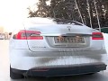 tesla S при -30 Цельсия