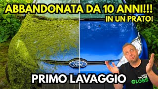🚨 PRIMO LAVAGGIO DOPO 10 ANNI! AUTO ABBANDONATA IN UN PRATO, RICOPERTA DI MUSCHIO 😱