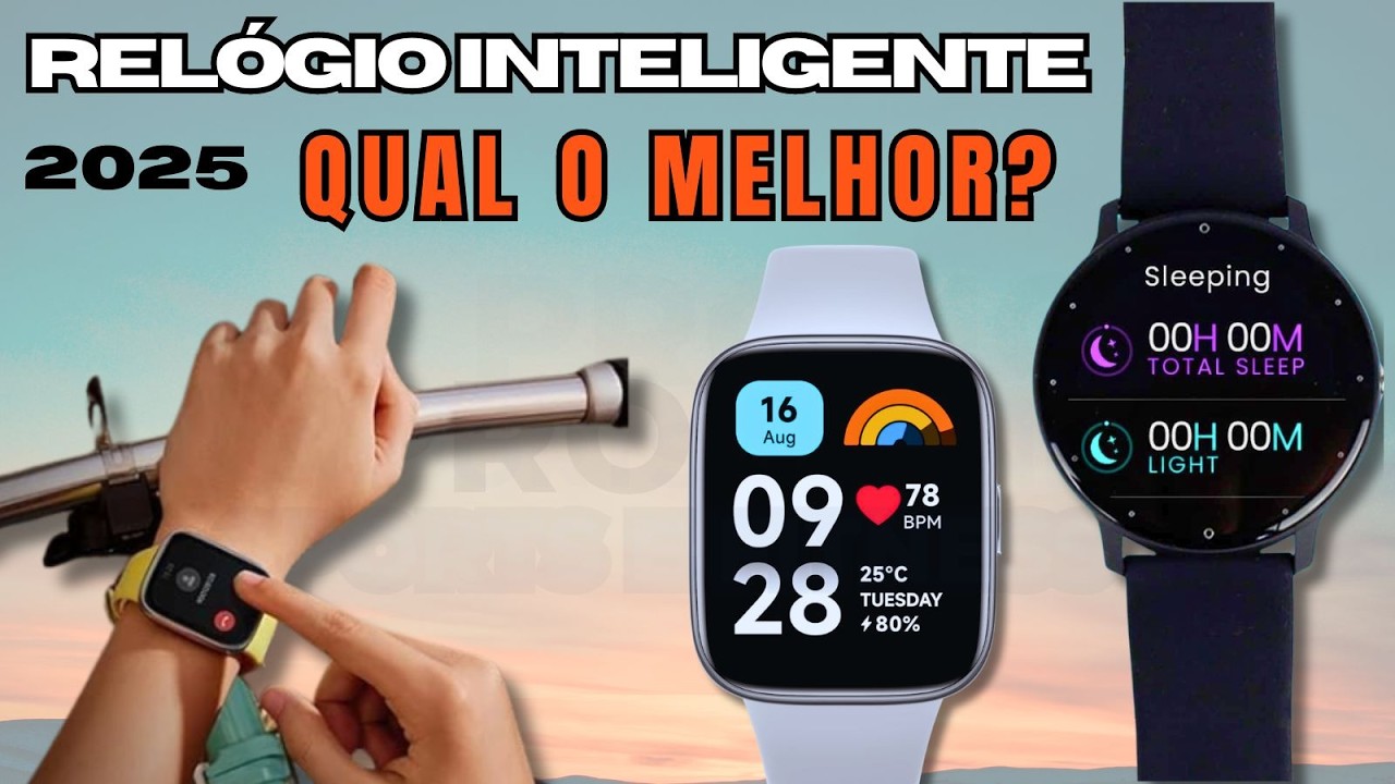 MELHORES smartwatch CUSTO BENEFÍCIO I Relógio Inteligente 2025 I ...