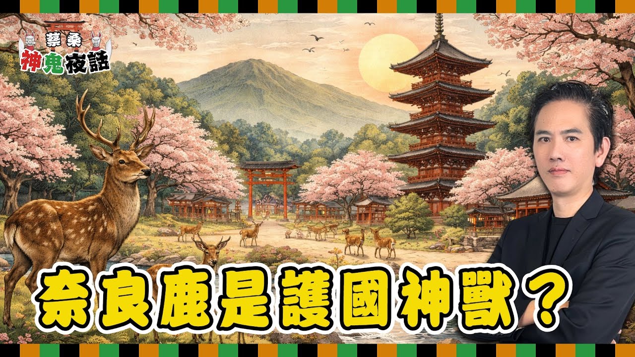 奈良鹿是護國神獸？從神明使者到日本網紅的「流量提款機」｜蔡桑神鬼夜話EP133