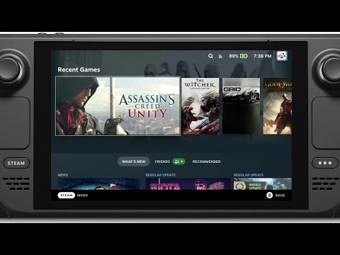 Assassin's Creed Unity Steam Deck Gameplay