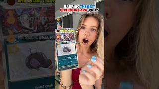 Ranking The Best Pokemon Card Pulls 🔥 #shorts