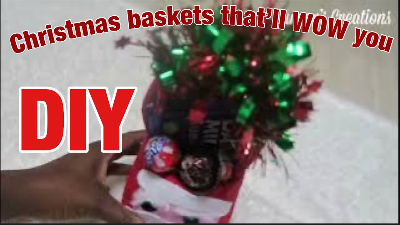 How to Make a DIY Christmas Hanging Basket-(Without a Pattern!) - YouTube