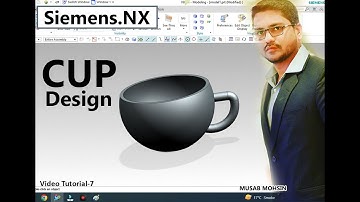 Siemens NX 11for beginners  | Video Tutorial 7 #coffee Mug #cup #surface  Modeling      musabmohsin