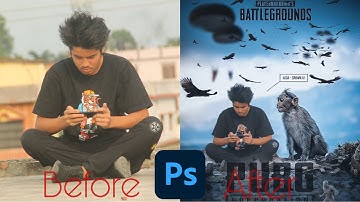 Ps Touch Manipulation & lightroom colourgrading Tutorial || Background Change -Jeoneditz