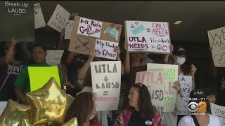 Parents And Students Protest Outside LAUSD