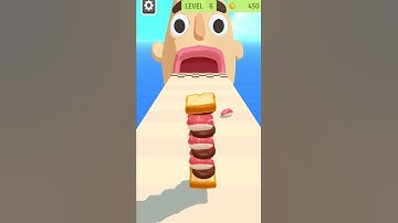 Sandwich Runner 🍔 6 Level Gameplay Walkthrough | Best Android, iOS Games #shorts