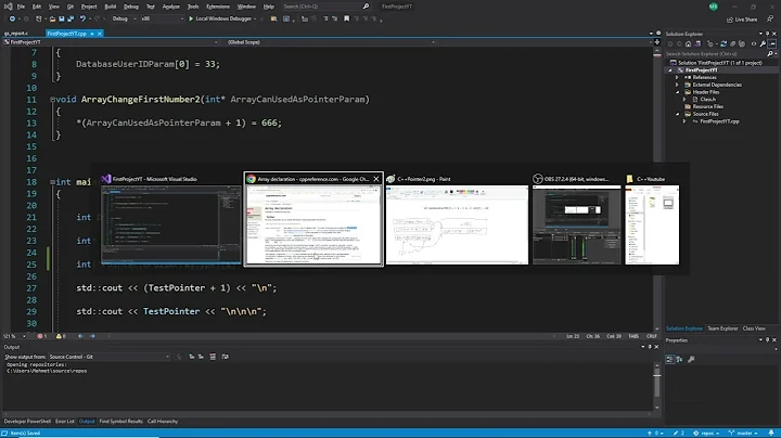 C++ Beginner Tutorial - Basics - #131 - Array To Pointer Decay #4