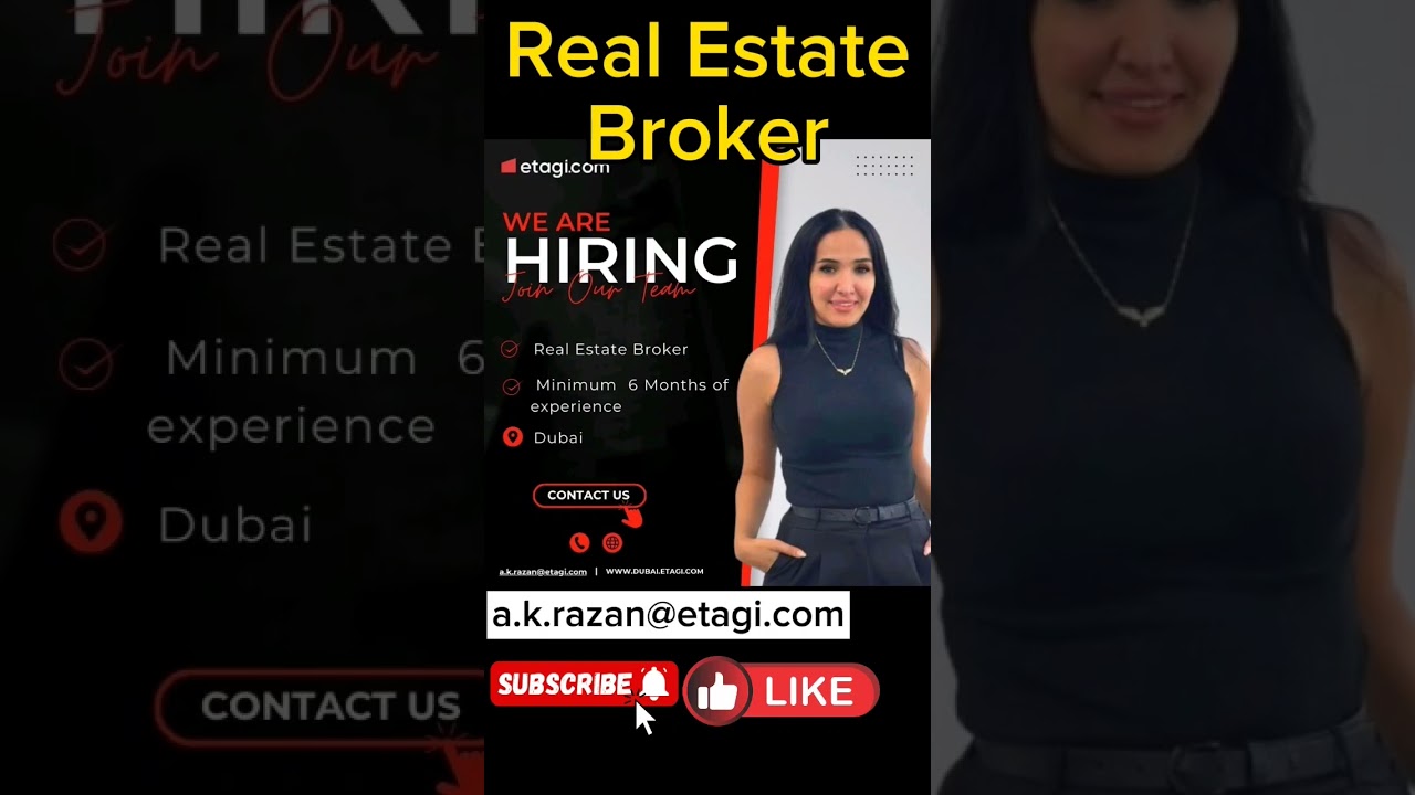 Real Estate Broker | Jobs in Dubai