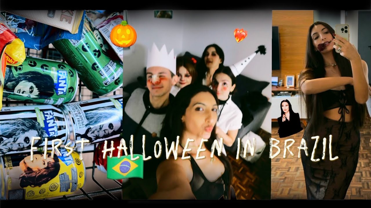 My first Halloween in Brazil 🖤🇧🇷