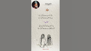 Muhabt ka matlb 🍁 || Junaid writer 🥀 || mirza galib 💔 || #poetry #shayari #shorts