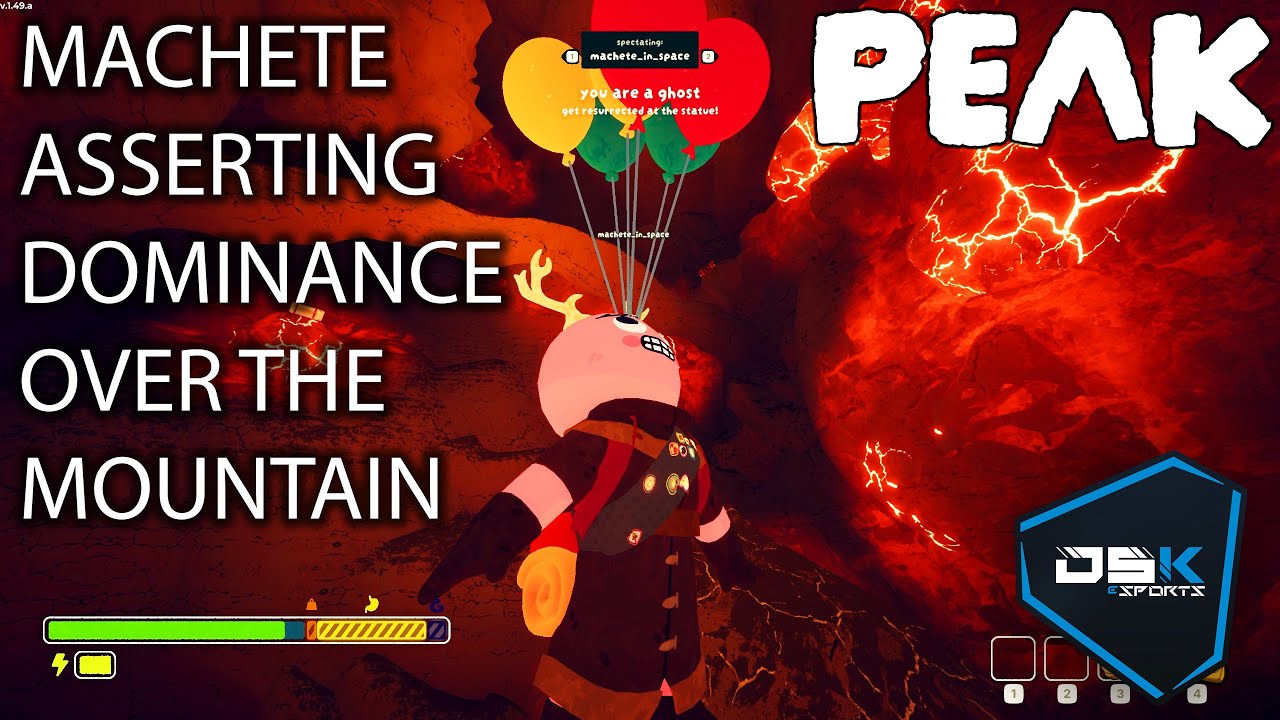 Machete asserting dominance over the mountain | #1 | PEAK