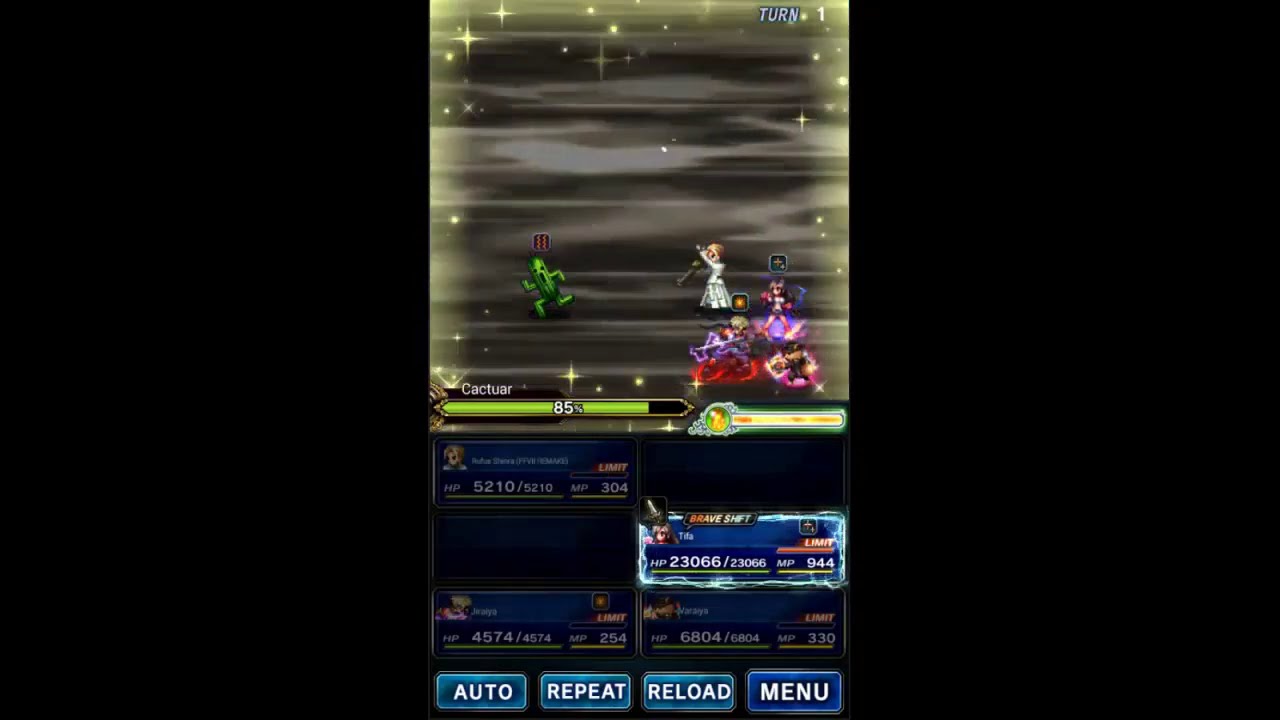 FFBE Limit Bursts - 7-star Rufus Shinra (FFVII Remake) (Bright Lights)