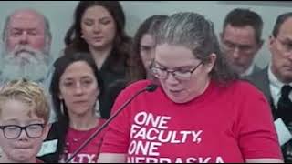 Susan VanderPlas NU Regents UNL Budget Cuts e